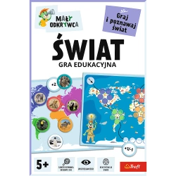 GRA EDUKACYJNA DLA DZIECI ŚWIAT MAŁY ODKRYWCA UKŁADANKA TREFL 02807
