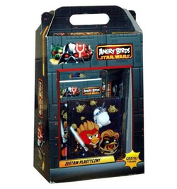 WYPRAWKA SZKOLNA ZESTAW PLASTYCZNY UPOMINKOWY ANGRY BIRDS STAR WARS