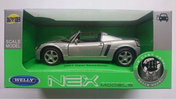 SAMOCHÓD METALOWY AUTO WELLY 1:34 OPEL SPEEDSTER