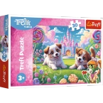 PUZZLE 30 ELEMENTÓW ŚWIAT PEŁEN UŚMIECHU RODZINA TREFLIKÓW 18319 TREFL