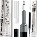 WKŁAD DO CIENKOPISU KULKOWEGO DŁUGOPISU PENTEL 0,5 mm LRN5 CZARNY