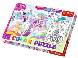 COLOR PUZZLE KUCYKI PONY W KRAINIE 20 EL - TREFL
