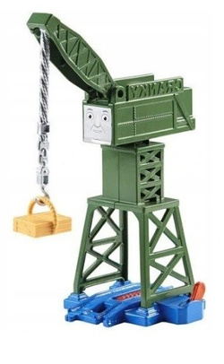 TOMEK I PRZYJACIELE DŹWIG KOLEJKA MOTORIZED RAILWAY FISHER-PRICE