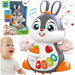 ZABAWKA INTERAKTYWNA TAŃCZĄCY KRÓLIK DO RACZKOWANIA DŹWIĘK ŚWIATŁO MELODIE