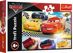 PUZZLE ZYGZAK MCQUEEN CARS AUTA 60 EL TREFL 17334