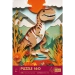 PUZZLE 160 ELEMENTÓW DINOZAUR Z EFEKTEM 3D 40-LECIE UKŁADANKA TREFL 40048
