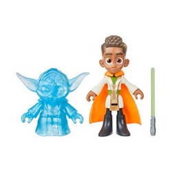 STAR WARS KAI BRIGHTSTAR I MISTRZ YODA HOLOGRAM GWIEZDNE WOJNY HASBRO