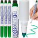 MARKER SUCHOŚCIERALNY DO BIAŁYCH TABLIC GRANIT ZE ŚCIERACZEM ZIELONY - 3szt