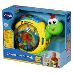 ZABAWKA INTERAKTYWNA ZAKRĘCONY ŚLIMAK DŹWIĘKI PL GRAJĄCY ŚWIECĄCY VTECH