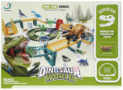 TOR SAMOCHDOWY Z AKCESORIAMI DINOSAUR WORLD