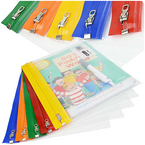 TECZKA Z SUWAKIEM ZAMKIEM A5 RAPESCO PRZEZROCZYSTA ZIPPI BAG - 5 szt.