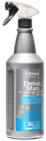 CLINEX DELOS PIELĘGNACJA MYCIA MEBLI 1L ODTŁUSZCZA ANTYSTATYCZNY - 4 szt.
