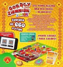 GORĄCY ZIEMNIAK JUNIOR ALEXANDER GRA PLANSZOWA EDUKACYJNA LOGICZNA DZIECI