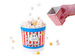 ZŁAP POPCORN GRA ZRĘCZNOŚCIOWA CRAZY POPCORN