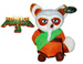 MASKOTKA PLUSZAK KUNG FU PANDA 3 MISTRZ SHIFU 32CM