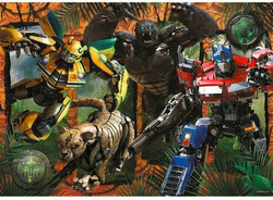 PUZZLE 1000 EL. TRANSFORMERS: PRZEBUDZENIE BESTII UKŁADANKA TREFL 10764