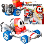 HOT WHEELS MARIO KART SHY GUY B-DASHER SAMOCHODZIK AUTO POJAZD Z FIGURKĄ