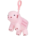 MINECRAFT PLUSZAK MASKOTKA ŚWINIA PRZYTULANKA PIXELE MIĘKKA Z ZAWIESZKĄ