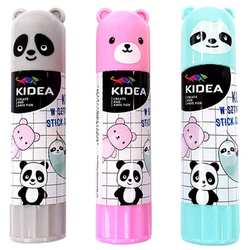 KLEJ W SZTYFCIE KIDEA SZKOLNY BIUROWY 15g MOCNY WYDAJNY ZWIERZĄTKA - 3 szt.