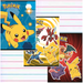 ZESZYT SZKOLNY A5 3 LINIA 16 KARTEK POKEMON PIKACHU MAJEWSKI - 3 sztuki