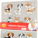 DREWNIANA UKŁADANKA PUZZLE Z UCHWYTAMI PIESKI PSY ZWIERZĘTA SMILY PLAY