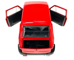 AUTO SAMOCHÓD FIAT 126P MALUCH METALOWY KOLEKCJONERSKI WELLY 1:21 CZERWONY