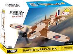 COBI HAWKER HURRICANE MK.I MYŚLIWIEC WOJSKOWY SAMOLOT POLSKIE KLOCKI WW2