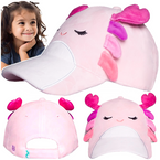 CZAPKA Z DASZKIEM SQUISHMALLOWS REGULOWANA PLUSZOWA RÓŻOWA KRAB CAILEY