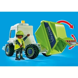 PLAYMOBIL CITY ACTION ZAMIATARKA CIĘŻARÓWKA POJAZD FIGURKA 30 EL. 71432