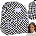 PLECAK SZKOLNY MŁODZIEŻOWY DERFORM BACKUP KRATA SZACHOWNICA PLB7C94F