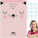 ZESZYT A4 W KRATKĘ 32 KARTKI 90g ZWIERZĄTKA BB FRIENDS GIRLS INTERDRUK
