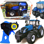 TRAKTOR ZDALNIE STEROWANY NEW HOLLAND GENESIS PILOT R/C DUŻY CIĄGNIK FARMA