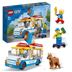  LEGO CITY - FURGONETKA Z LODAMI 60253 MOBILNA LODZIARNIA KLOCKI