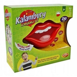 GRA TOWARZYSKA RODZINNA KALAMBURY DŹWIĘKNIJ TO 2 TRYBY USTA KARTY DUMEL