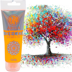 FARBA AKRYLOWA DECO ARTEA TUBKA ASTRA NEONOWY POMARAŃCZOWY 75 ml