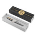 DŁUGOPIS PARKER JOTTER 70TH ANNIVERSARY SREBRNO-ZŁOTY NIEBIESKI WKŁAD