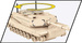COBI CZOŁG ABRAMS M1A2 POLSKIE KLOCKI KONSTRUKCYJNE 1:72 WOJSKO MILITARIA