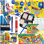 WYPRAWKA SZKOLNA XXXL KREDKI PLASTELINA ASTRA FARBY BLOKI ZESZYTY + GRATISY