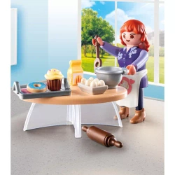 PLAYMOBIL PANI CUKIERNIK FIGURKA AKCESORIA KUCHENNE SPECIAL PLUS 18 EL.