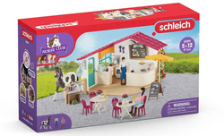 SCHLEICH HORSE CLUB KAWIARNIA DLA JEŹDŹCÓW KOŃ FIGURKI AKCESORIA 42592
