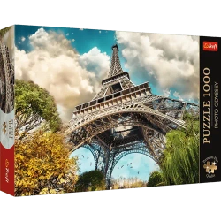 PUZZLE 1000 ELEMENTÓW PREMIUM PLUS WIEŻA EIFFEL PARYŻ FRANCJA 10815 TREFL