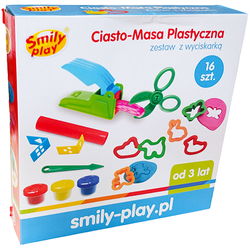 CIASTOLINA MASA PLASTYCZNA Z WYCISKARKĄ SMILY PLAY POBUDZA KREATYWNOŚĆ