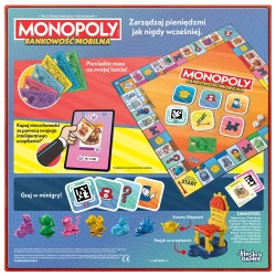 MONOPOLY BANKOWOŚĆ MOBILNA GRA EKONOMICZNA PLANSZOWA WERSJA POLSKA HASBRO