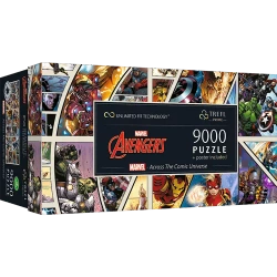 PUZZLE 9000 ELEMENTÓW MARVEL AVENGERS COMIC UNIVERSE PREMIUM 81022 TREFL