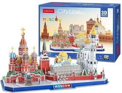 PUZZLE 3D MOSKWA 204 EL. CITYLINE - CUBIC FUN