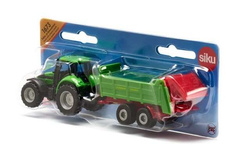 TRAKTOR DEUTZ Z ROZRZUTNIKIEM PRZYCZEPA KOLEKCJONERSKI - 1673 SIKU