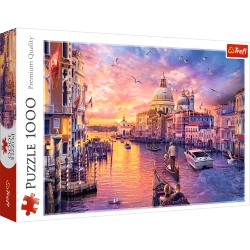 PUZZLE 1000 UROKI WENECJI WENECJA CANAL GRANDE WŁOCHY UKŁADANKA TREFL 10926
