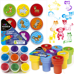 PIECZĄTKI STEMPELKI OZDOBNE MOTYWACYJNE STEMPLE ZWIERZĘTA B 9 sztuk KIDEA