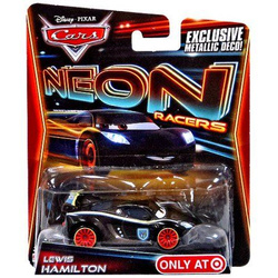 SAMOCHÓD AUTA CARS NEON METAL - LEWIS HAMILTON