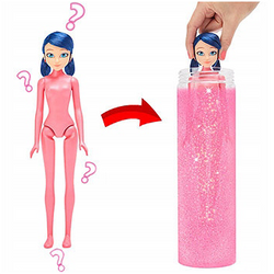 MIRACULOUS BIEDRONKA I CZARNY KOT MARINETTE LALKA NIESPODZIANKA W TUBIE